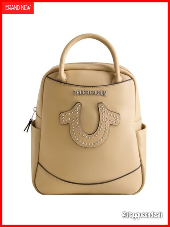 Studded Mini Backpack Purse with Adjustable Straps, Vegan Leather Daypack main image 4
